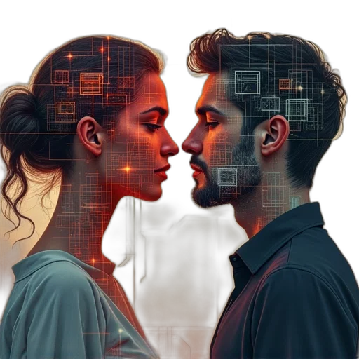 robot, mask, face, cyberpunk transparent PNG cut-out