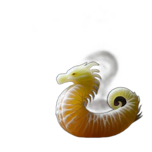 dragon, creature, animal, hair transparent PNG cut-out