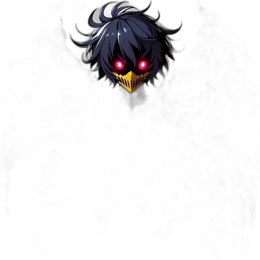 mask, staff, face, creature transparent PNG cut-out