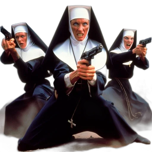 weapon, nuns, traditional, habit transparent PNG cut-out