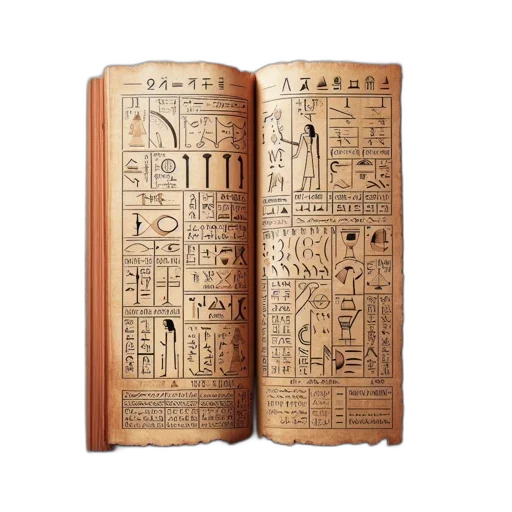 furniture, ancient, egyptian, papyrus transparent PNG cut-out