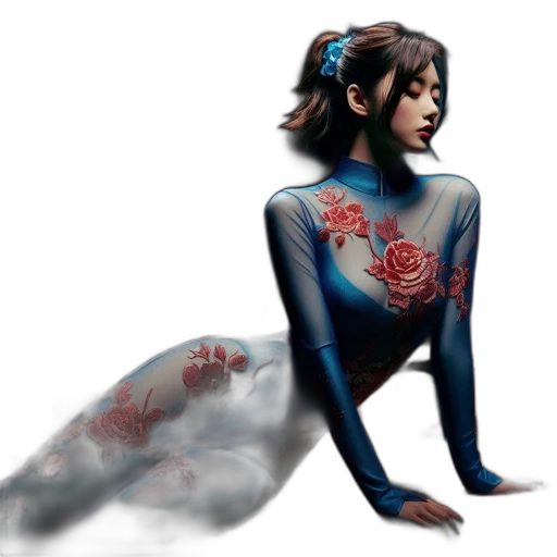dress, concept art, fantasy art, photorealistic transparent PNG cut-out
