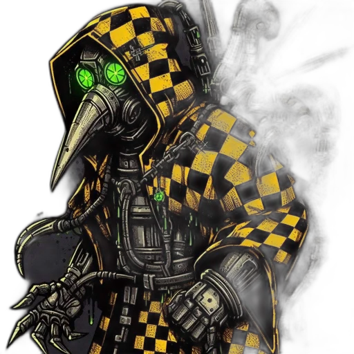 robot, mask, jacket, concept art transparent PNG cut-out