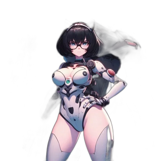 robot, weapon, dress, concept art transparent PNG cut-out