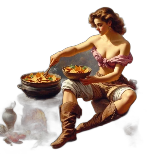 food, concept art, fantasy art, photorealistic transparent PNG cut-out