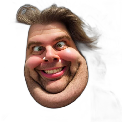 face, creature, mask, hair transparent PNG cut-out