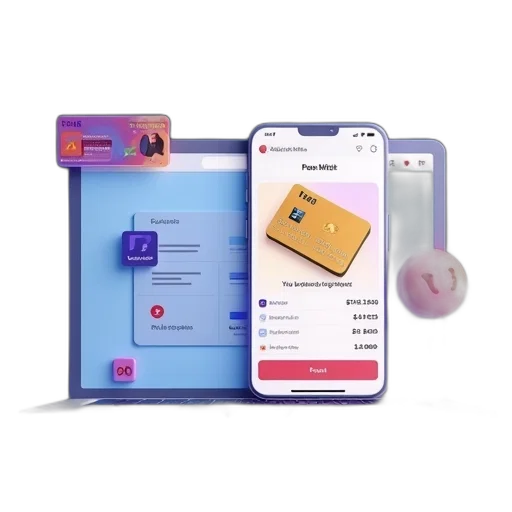 free, wallet, app, displayed transparent PNG cut-out