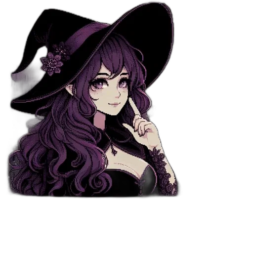 hat, staff, crown, pixel art transparent PNG cut-out