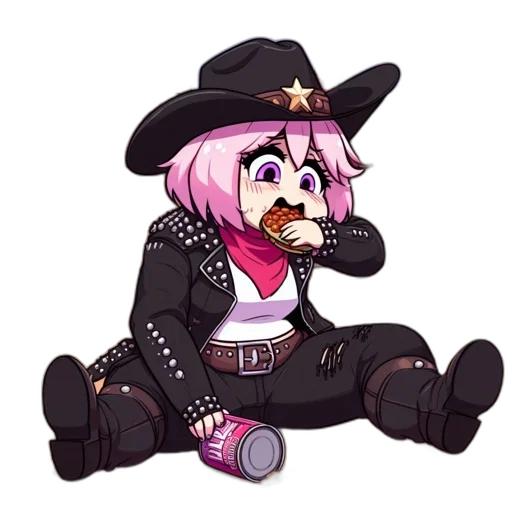 hat, creature, jacket, weapon transparent PNG cut-out