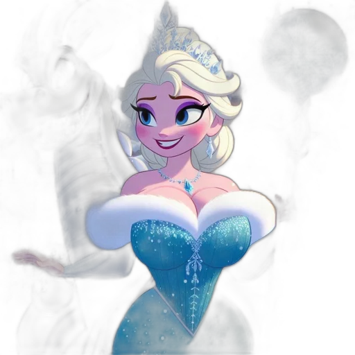 dress, crown, concept art, fantasy art transparent PNG cut-out