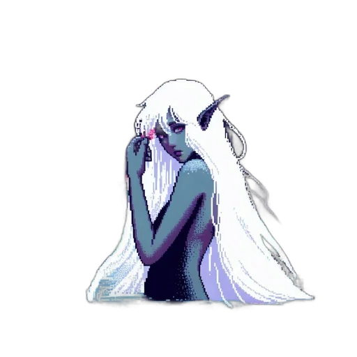 mask, creature, hair, dress transparent PNG cut-out