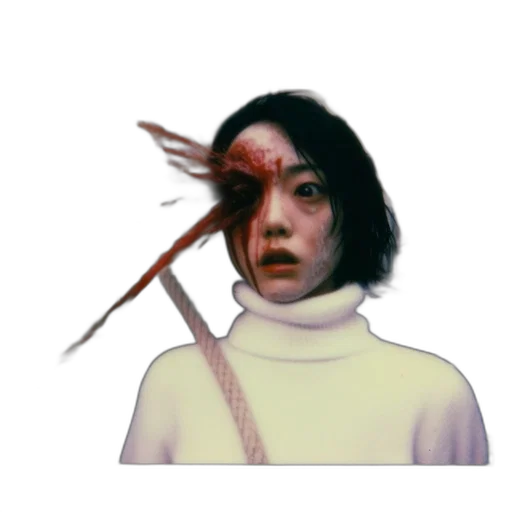 mask, staff, creature, face transparent PNG cut-out