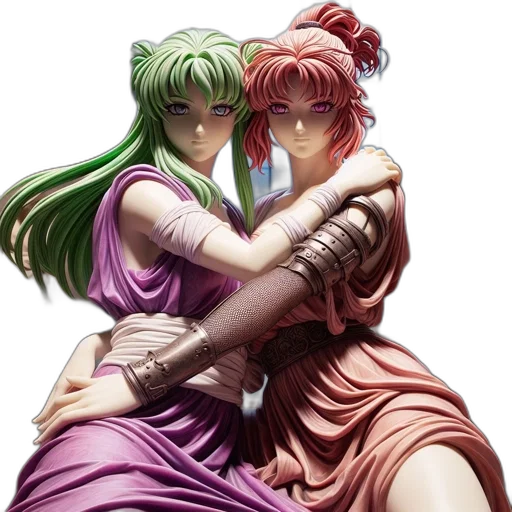 anime, fantasy art, concept art, vaporwave transparent PNG cut-out