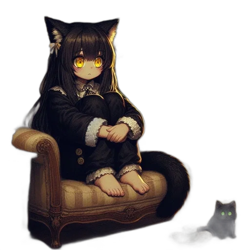 creature, staff, furniture, animal transparent PNG cut-out