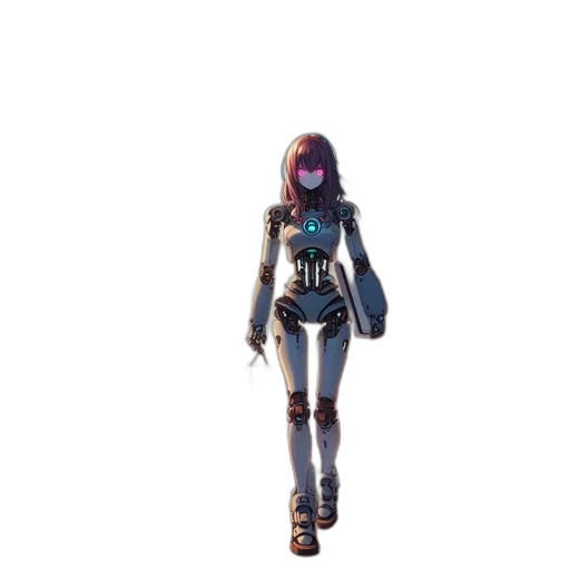 robot, weapon, jacket, creature transparent PNG cut-out