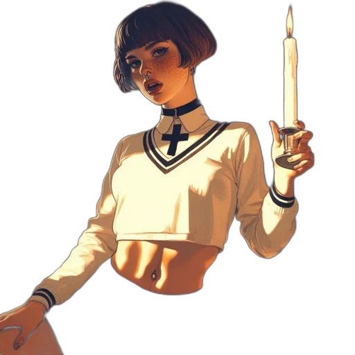 staff, sword, weapon, jacket transparent PNG cut-out