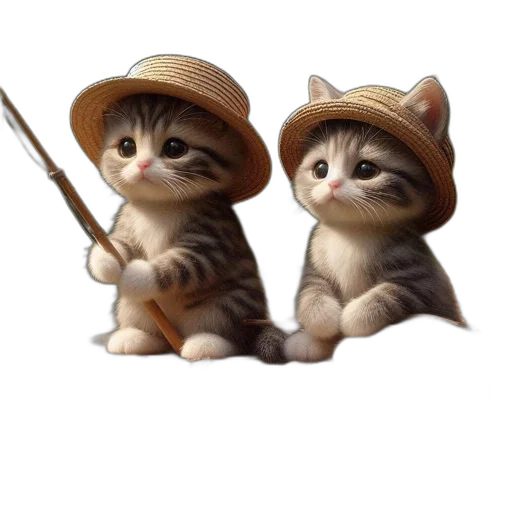 hat, staff, oil painting, fantasy art transparent PNG cut-out