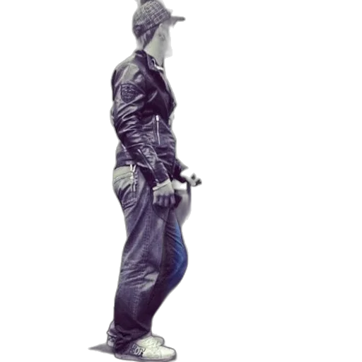 jacket, staff, robot, concept art transparent PNG cut-out