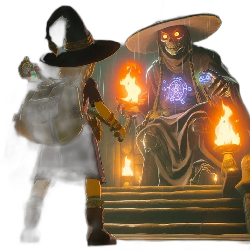 mask, staff, concept art, fantasy art transparent PNG cut-out