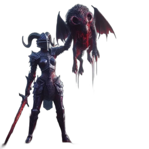 staff, dragon, creature, weapon transparent PNG cut-out