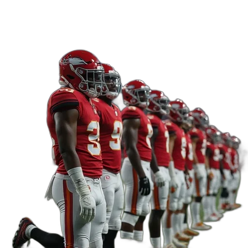 national, anthem, team, kneels transparent PNG cut-out