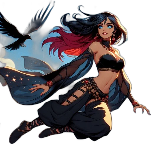 fantasy art, concept art, comic book art, pixel art transparent PNG cut-out