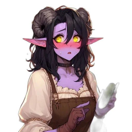 staff, creature, mask, fantasy art transparent PNG cut-out