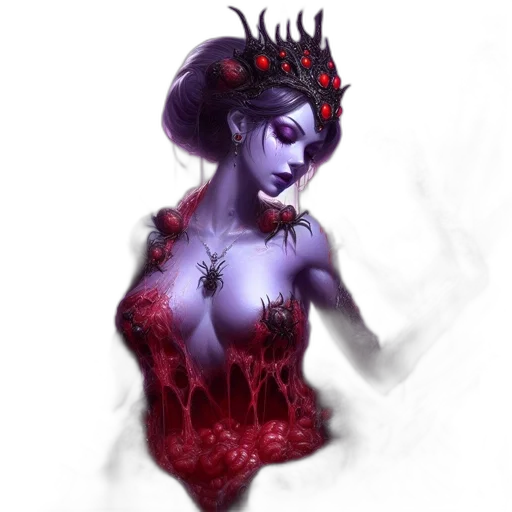 dress, mask, crown, jewelry transparent PNG cut-out