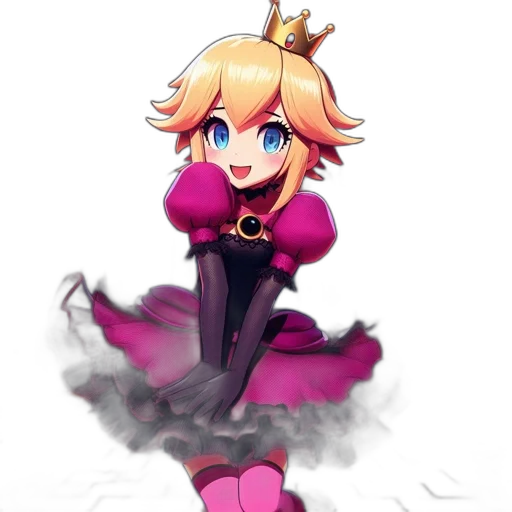 dress, crown, staff, weapon transparent PNG cut-out