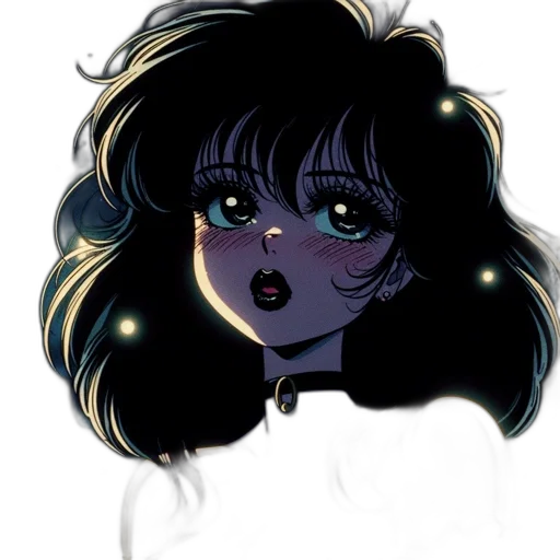creature, face, hair, mask transparent PNG cut-out