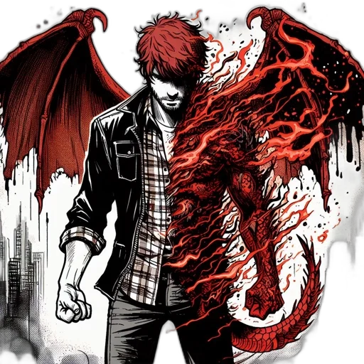 dragon, creature, comic book art, concept art transparent PNG cut-out