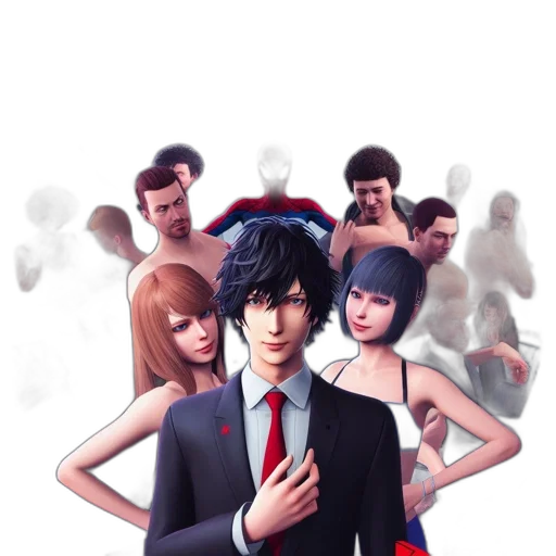 staff, concept art, anime, comic book art transparent PNG cut-out