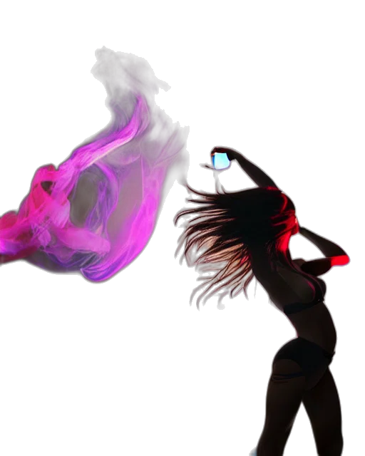 hair, mask, staff, hat transparent PNG cut-out