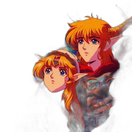 anime, concept art, watercolor, fantasy art transparent PNG cut-out