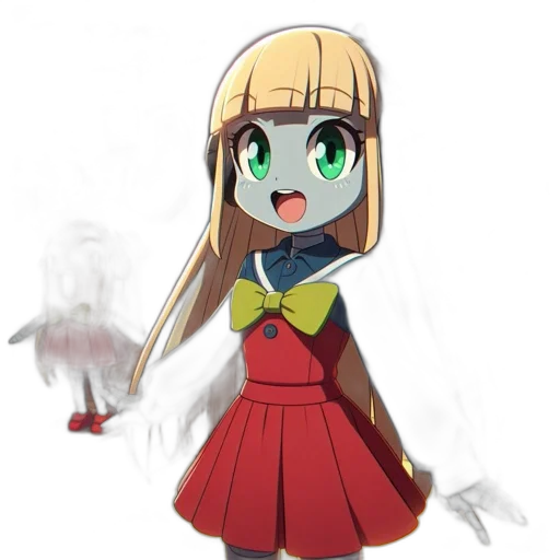 staff, creature, dress, mask transparent PNG cut-out