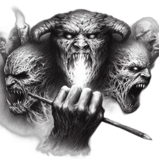 staff, creature, face, mask transparent PNG cut-out