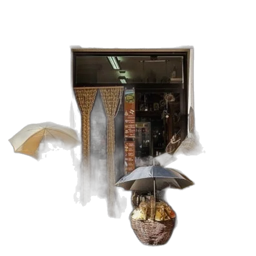 umbrella, furniture, building, mask transparent PNG cut-out