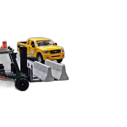 car, robot, 3d render, miniature transparent PNG cut-out