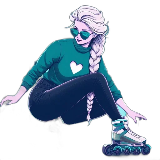 jacket, shoes, staff, creature transparent PNG cut-out