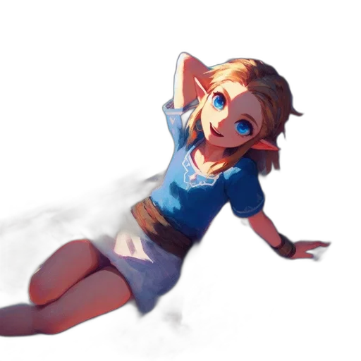 dress, staff, creature, face transparent PNG cut-out