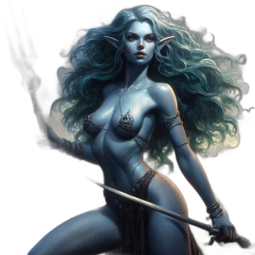 fantasy art, comic book art, concept art, pixel art transparent PNG cut-out