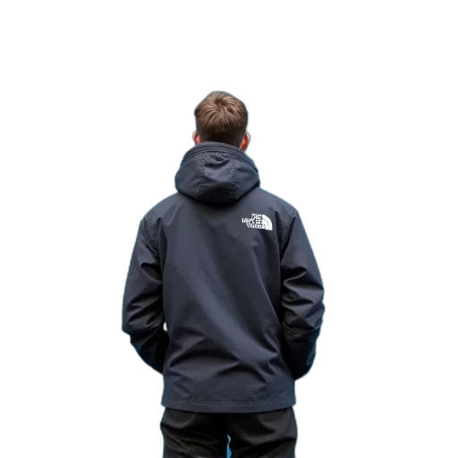 jacket, staff, hat, face transparent PNG cut-out