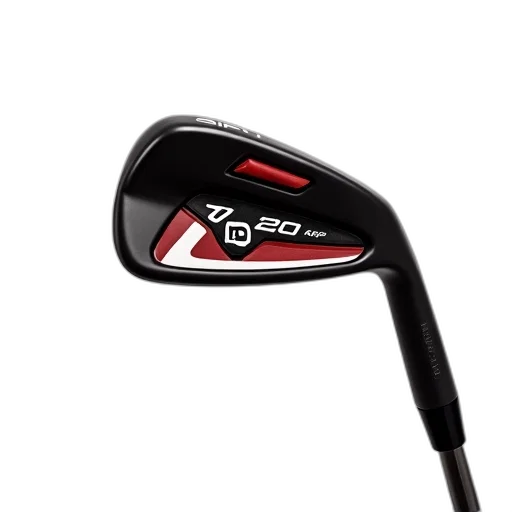 black, red, golf, club transparent PNG cut-out