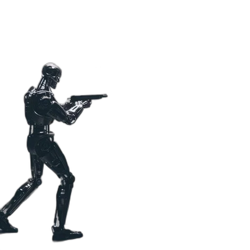 robot, weapon, staff, concept art transparent PNG cut-out