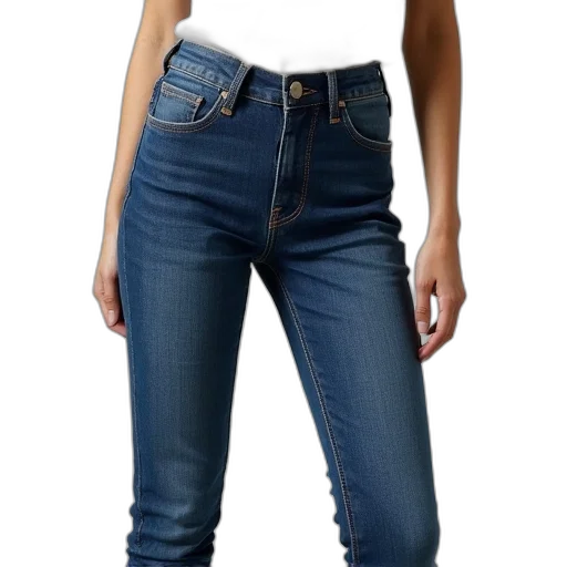 jacket, 3d render, slim, jeans transparent PNG cut-out