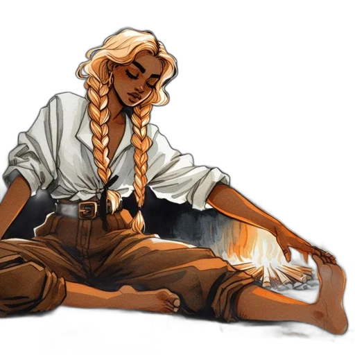 staff, concept art, fantasy art, comic book art transparent PNG cut-out