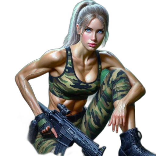 weapon, jacket, concept art, cyberpunk transparent PNG cut-out