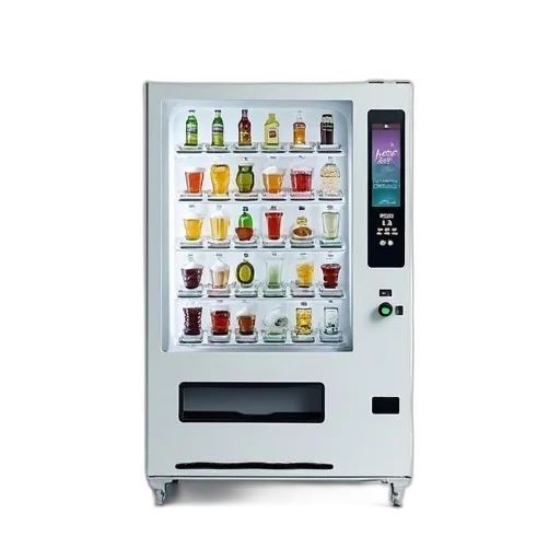 modern, vending, machine, large transparent PNG cut-out