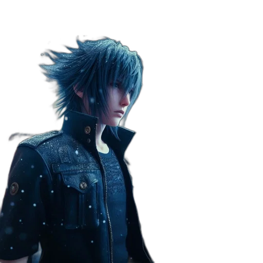 jacket, hair, dragon, creature transparent PNG cut-out