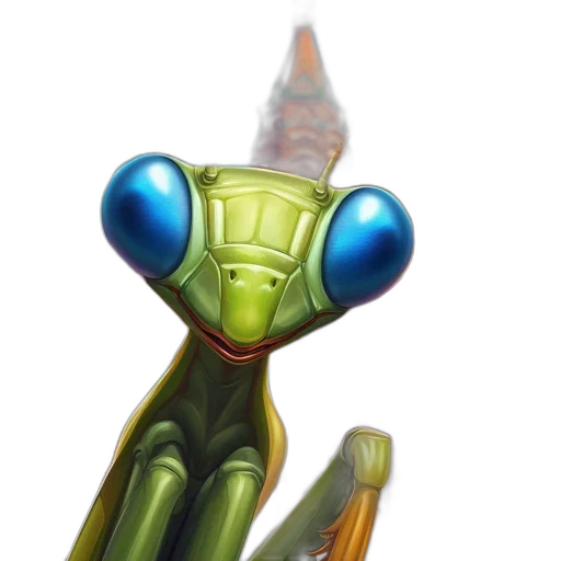 robot, staff, creature, weapon transparent PNG cut-out